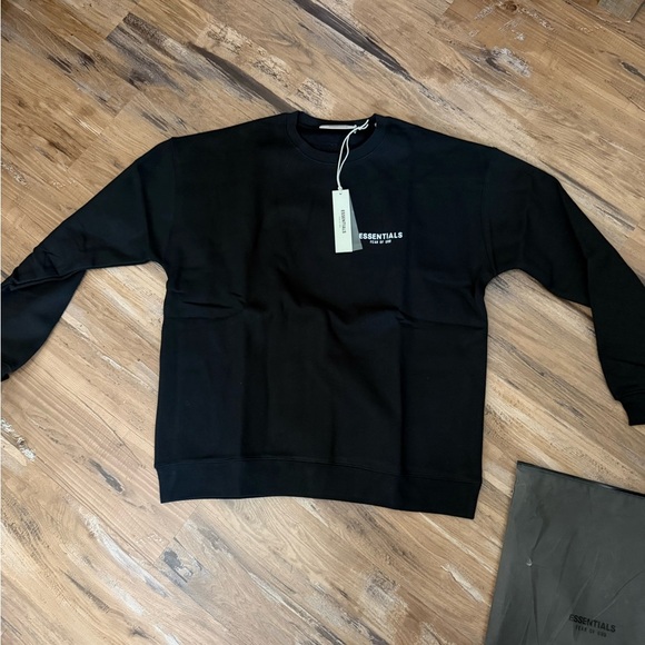 Essentials Other - Essentials Men's Black Crewneck Sweater